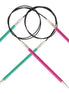 Knit Pro Zing virbalai su valu 80 cm.