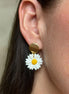 Ramunių auskarai „Daisy Gold“
