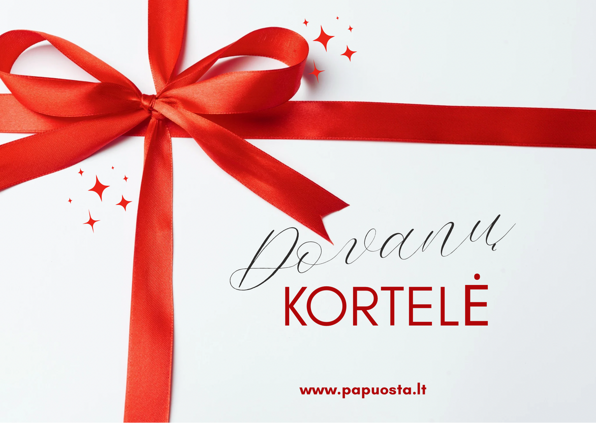 PAPUOŠTA dovanų kortelė